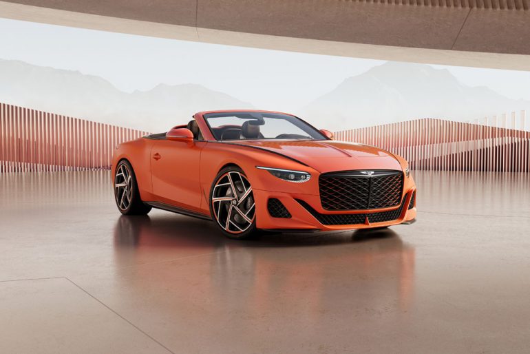 New Bentley Batur Convertible Gets 3D Printed Exhaust Finishers